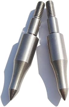 SHARROW Archery Screw-in Arrow Tip 125 Grain Traditional Arrowhead Hunting Arrow Head Compound Recurve Bow Target Field Point Practice 10 PCS, Broadheads - Canada