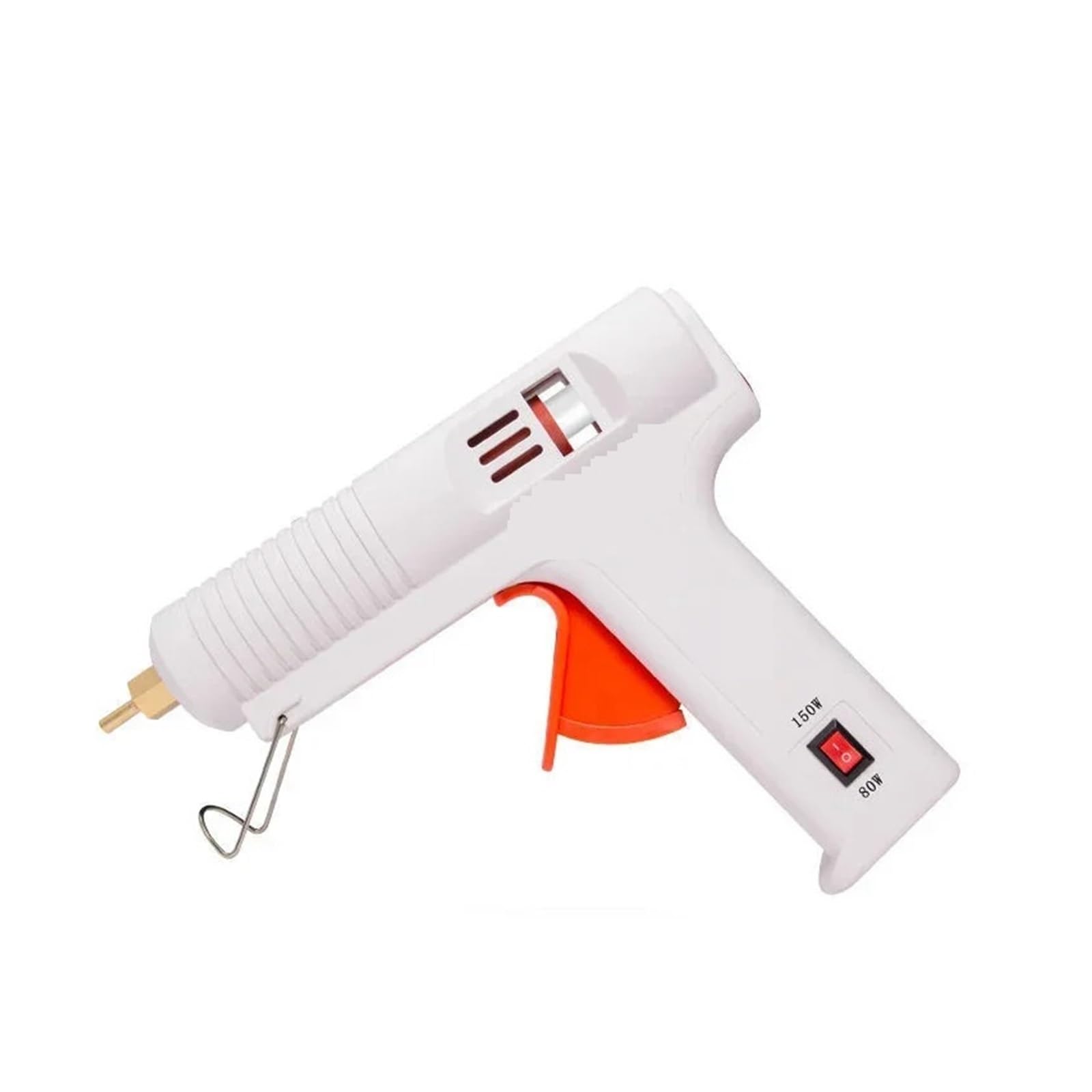 Pistola de pegamento caliente Pistola de pegamento termofusible 80/150 W, herramienta reparación injertos alta temperatura ajustable, calor para reparaciones del hogar(80-150W)