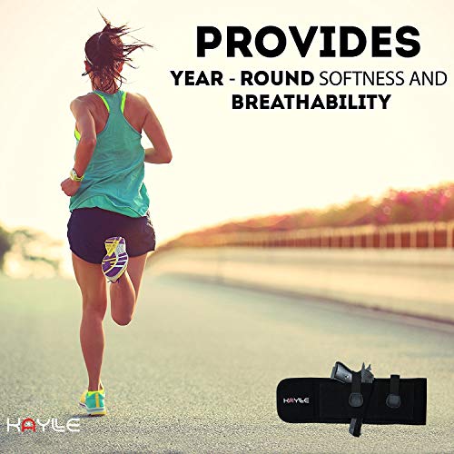 Kaylle Xl Belly Band Holster - Neoprene Elastic Inside Waistband Gun Holster For Women & Men - Fits Up To 55" (Right) #TOP5