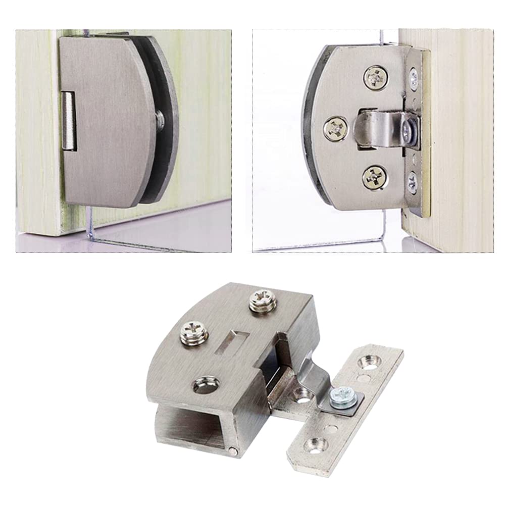 2 Cerniere Per Ante Vetro Home System - Nichelate, Diametro 26 Mm, Apertura 95° - Foto 7