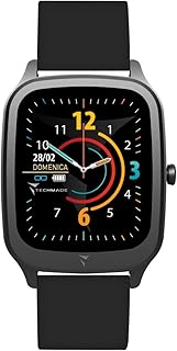Smartwatch Vision Cassa Scura Cinturino silicone Nero