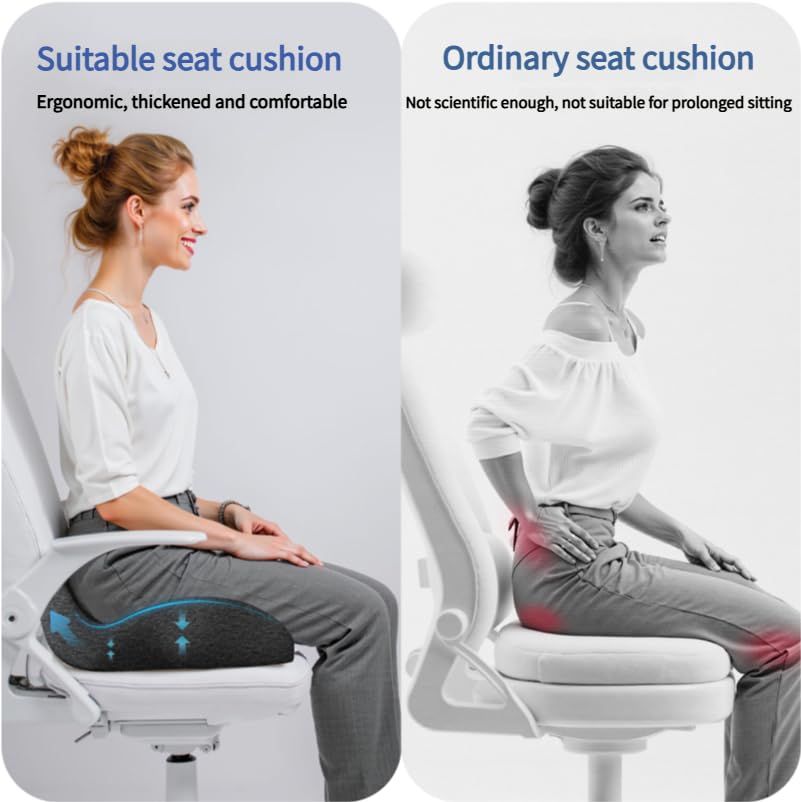 Merece Coussin Coccyx, Coussin De Siège En Mousse à Mémoire Soulager La