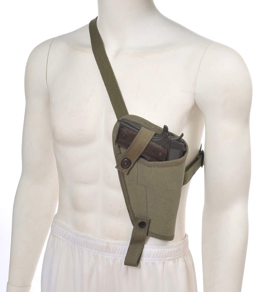 US M3 OD Canvas 1911.45 Tanker Shoulder Holster