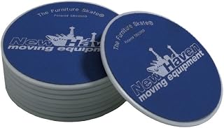 NHFS-1 Premium Furniture Skates 5" | Furniture Moving Kit | for Commercial & Residential Applications | Glide Furniture Easily While Protecting Floors | Used by Professional Movers