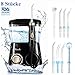 Produktbild Munddusche Elektrisch ATMOKO Oral Irrigator 8 Funktionsdüsen Munddusche mit 600ml Wassertank,10 Wasserdruck Wasser Flosser für Zahnpflege und Zahnreinigung der Ganzen Familie