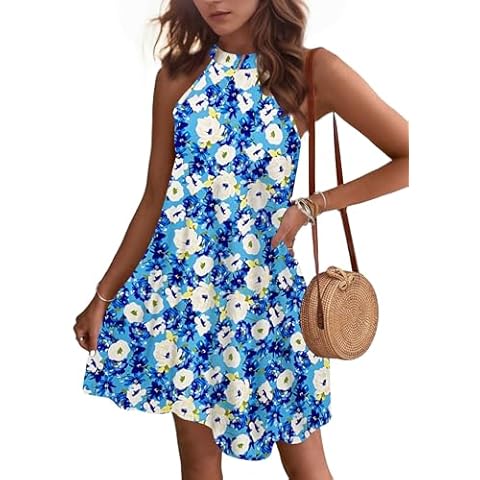 WNEEDU Robe d'été Femme Cover