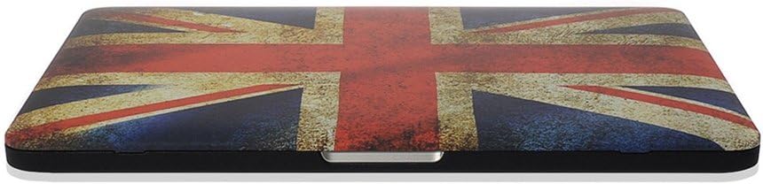 UESWILL Smooth Soft Touch Matte Frosted Hard Case Cover for MacBook Pro 13" with Retina Display Model A1502 A1425 (2012-2015 Release)+ Microfiber Cleaning Cloth, Pattern-UK Flag