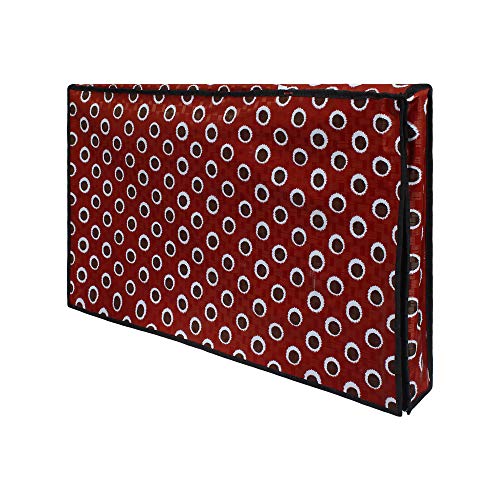 Image of DREAM CARE Double Use - Transparent & Printed Flap - 43 Inches LED TV Cover, Waterproof LED TV Cover for (LG, Samsung, Vu, Mi, Realme, TCL, Croma), SA11