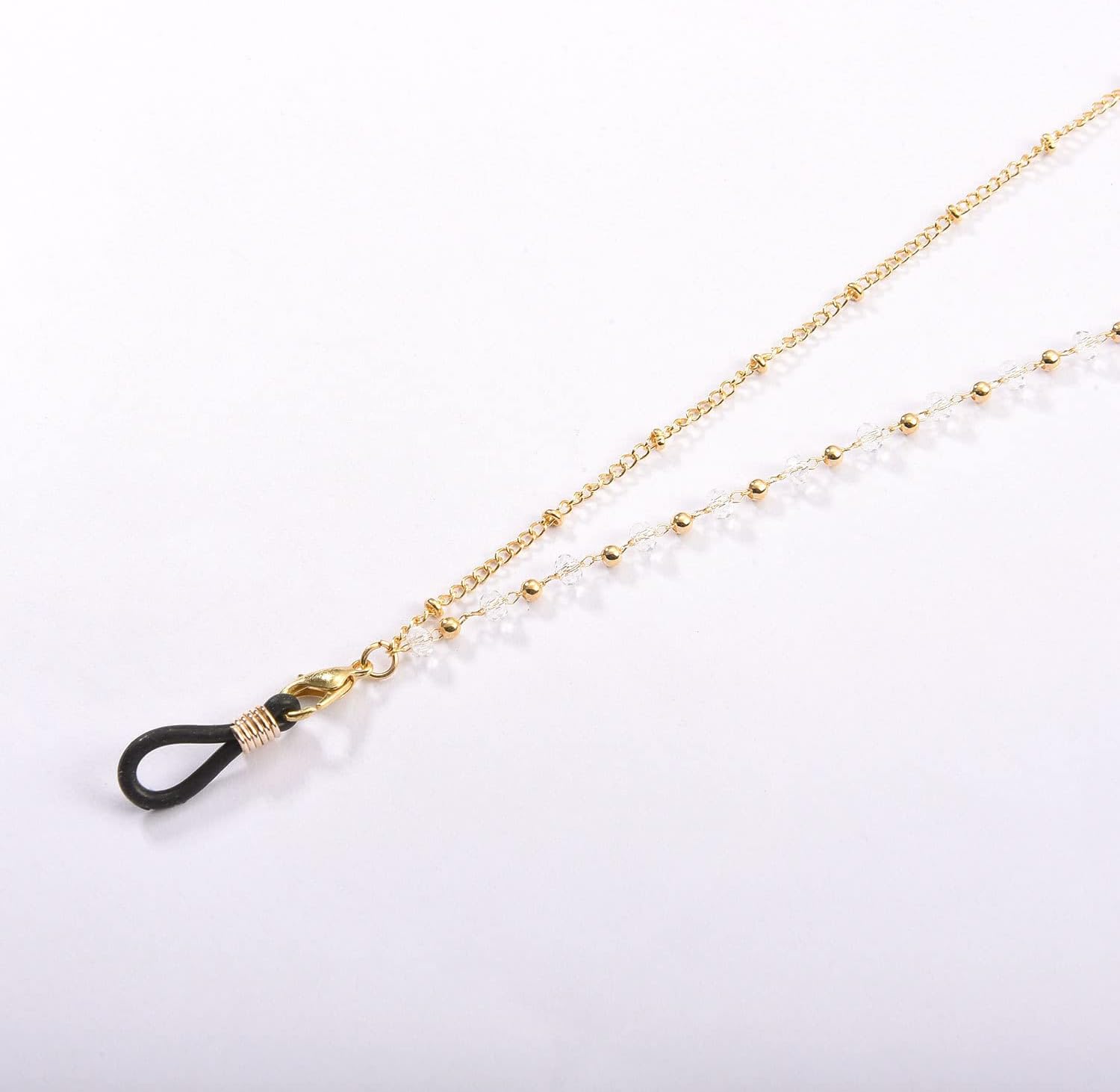 HOOENG Chains Glasses Lanyard for Women Simple Face Mask Lanyard Fashion Eyewear Retainer