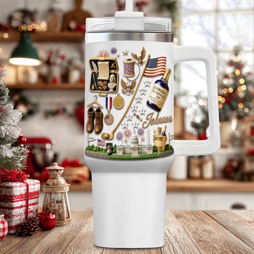 Image of Personalized 250th Anniversary Of America Tumbler - Custom Patriotic USA Flag 1776-2026 Gifts - US Eagle Freedom Cup 40oz A11 - American Independence Celebration Gifts For Men Women