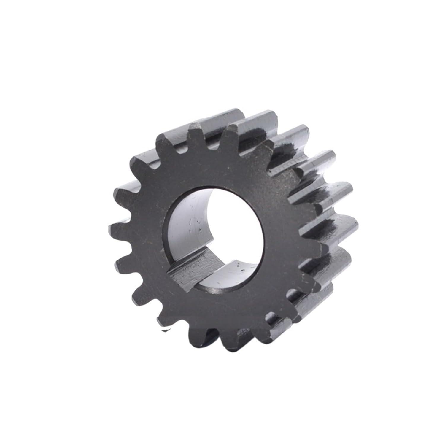 Industrial helical Gear 20T 2M Spur Gear 20 Teeth(OD 44mm) 45# Steel Drive Flat Gear Keyway Bore 12/14/15/16/17/18/19/20mm(12mm-Keyway 4x1.8mm)