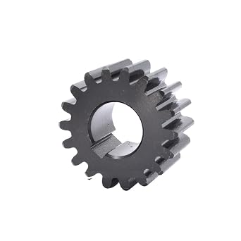 Industrial helical Gear 2M 18T Spur Gear 45# Steel 18 TeethOD 40mm Drive Flat Gear Keyway Bore 12/14/15/16/17/18/19/20mm20mm-Keyway 6x2.8mm