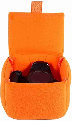 Miniatura 7 de Zerone Bolsa impermeable para cámara, a prueba de golpes, acolchada para cámara DSLR, organizador de cámara con gancho y bucle para almacenamiento