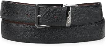 Cuadra Reversible Belt in Genuine Deer Leather for Men