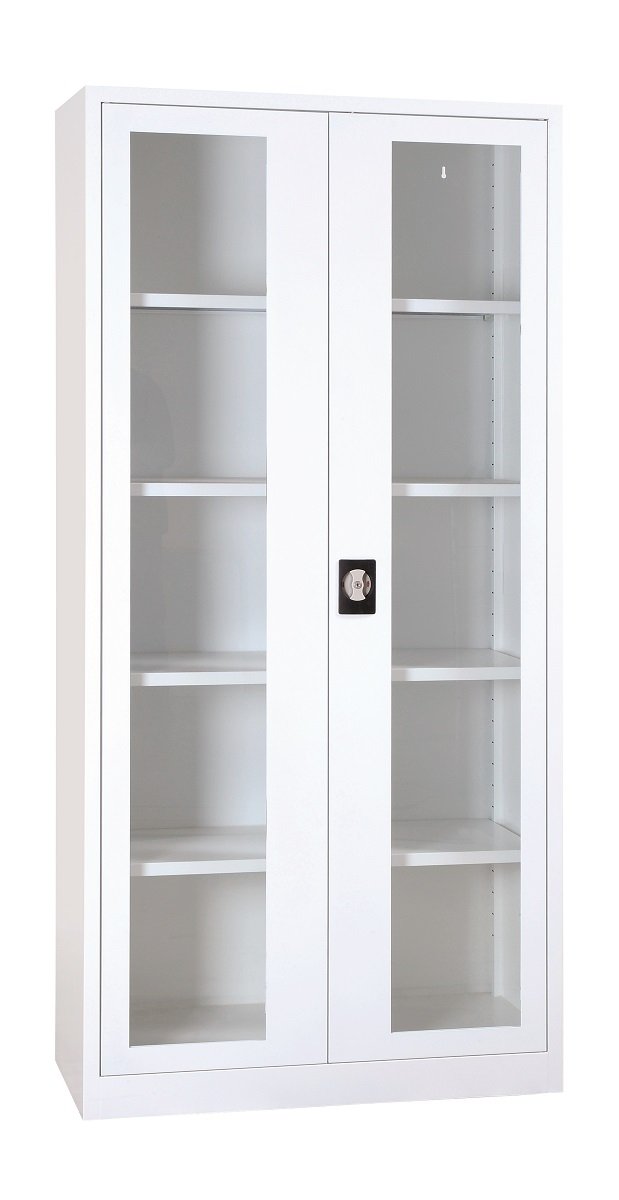 Lüllmann Medizinschrank weiß 195x92,5x42,2cm komplett montiert