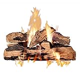 RealFyre Split Oak Designer Plus Vented Gas Logs (SDP-24), 24-Inch