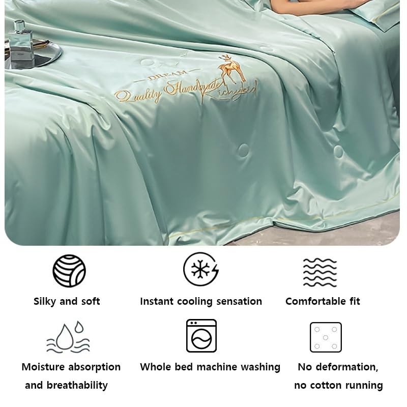 Trapuntino Copriletto Matrimoniale 200x230 Cm – Stampa Unita, Reversibile, Leggero Per Primavera/estate