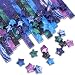 Paperkiddo 800 Sheets Origami Stars Paper 8 Different Designs of Beautiful Outer Space Sky for Paper Arts Crafts Kids Luminous Starry Sky Grown-ups School Teachers Folding Origami Star Paper Strips