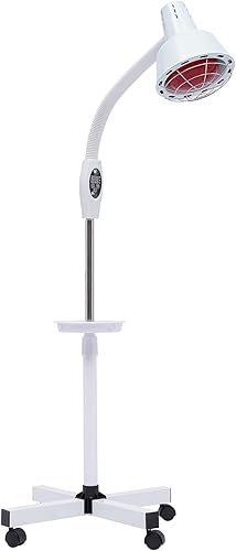 Offabing Luz infrarroja, 275 W cerca de la luz roja terapia lámpara de calor para cuerpo cuello dolor muscular articulación dolor de espalda,