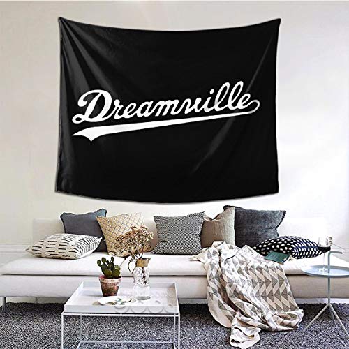 Qtchenglj Dreamville Tapestry Banner Tapestry Wall Decoration Living Room Bedroom Dormitory Decoration,(60x51 Inches)