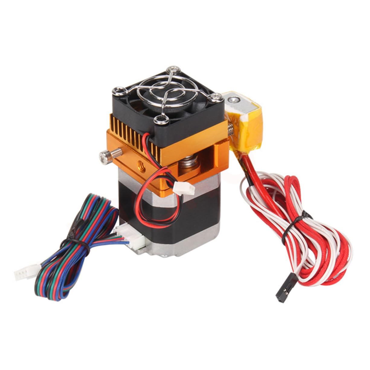 3d-drucker Extruderkopf 1, 75mm 0, 4mm 12 V 40 W Kupfer | Aluminiumlegierung und Edelstahl, Ersatz für Verschlissene Einheit, Passend als Heizblock für Präzisen Betrieb