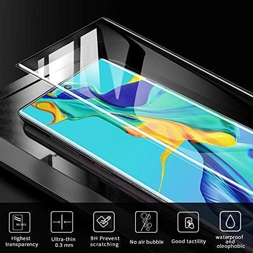 [4 Pack] Galaxy Note 10 Plus Screen Protector Include 2 Pack Tempered Glass Screen Protector +2 Pack Tempered Glass Camera Lens Protector,3D Curved,HD Transparent,Anti-Scratch for Galaxy Note 10 Plus