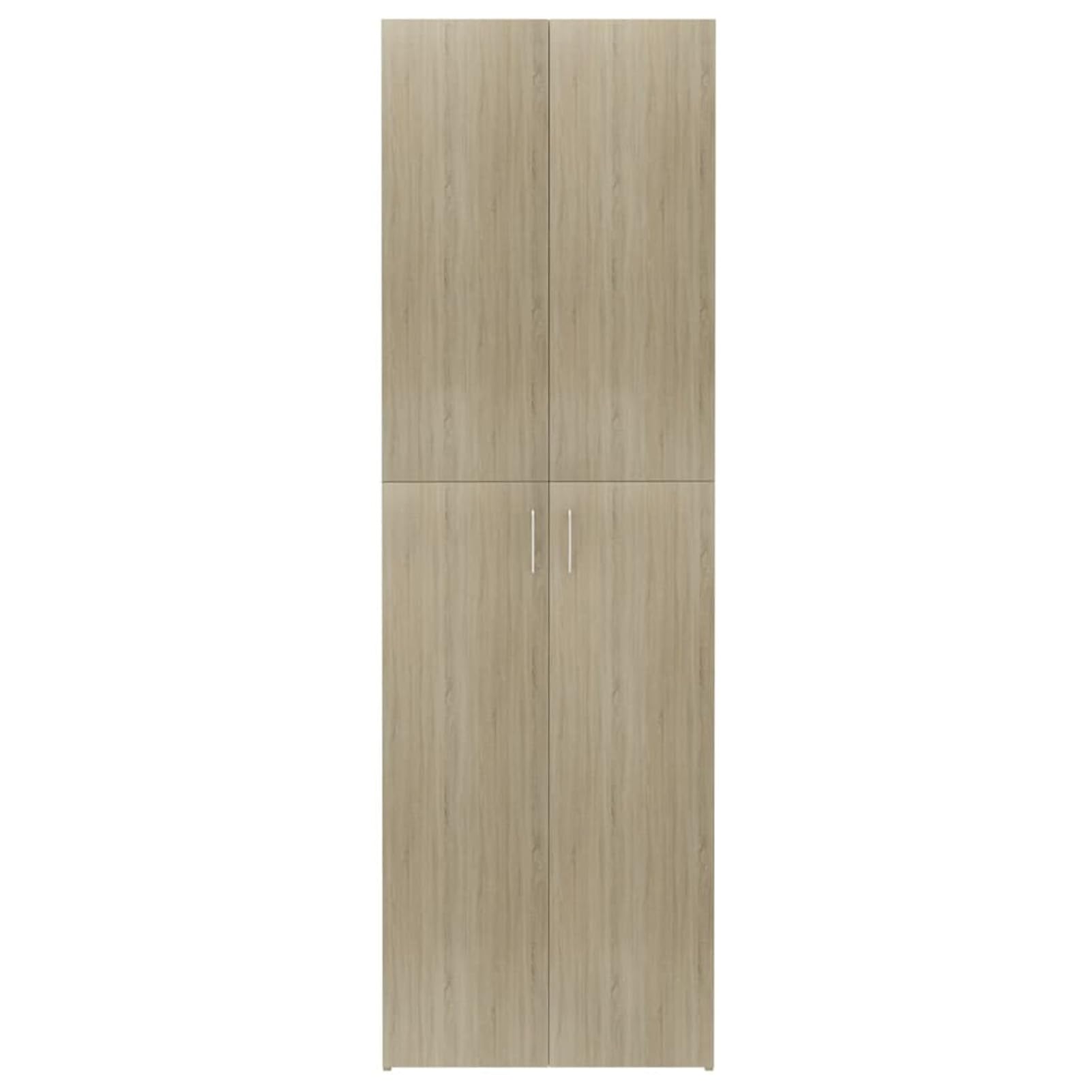 Armadio per Ufficio Rovere Sonoma 60x32x190cm Legno Multistrato,Armadio per Ufficio,Armadi Archivio,Armadio per Collezione per Ufficio-800300