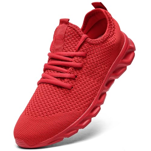 Image of Men's Running Shoes Slip On Walking Comfortable Tennis Breathable Non Slip Athletic Gym Workout Cross Training Fashion Sneakers