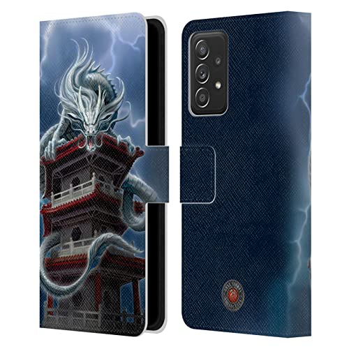 Étui portefeuille Galaxy A53 5G Anne Stokes Dragons Gardiens en cuir par Head Case Designs