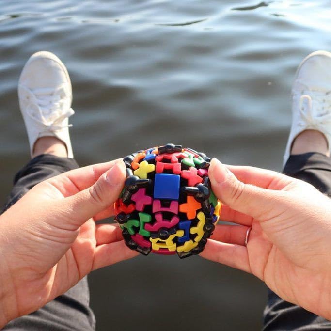 Meffert's Gear Ball - the Original Spinning 3D Brainteaser from Recent Toys - Travel Friendly Fun for Ages 9 to Adult image 3