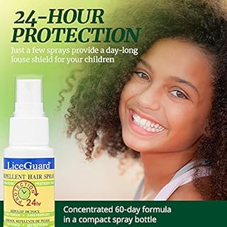 LiceGuard Lice Spray, 1 Fl Oz, Concentrated, Preventative Lice Treatment for Kids & Adults, Clinically Tested to Provide 24Hr Egg & Nit Protection, Made with Natural Ingredients, Gentle for Daily Use
