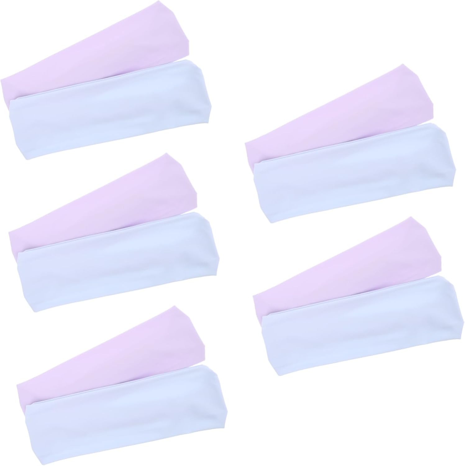 Outanaya 10pcs Wide Workout Headbands for Men and Women Sweat-Wicking and Non-Slip Hair Band for Running Yoga Gym Comfortable for Cycling Gym Workouts