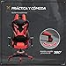 Vinsetto Silla Gaming Ergonómica Silla de Juegos Giratoria con Altura Ajustable Reposabrazos...