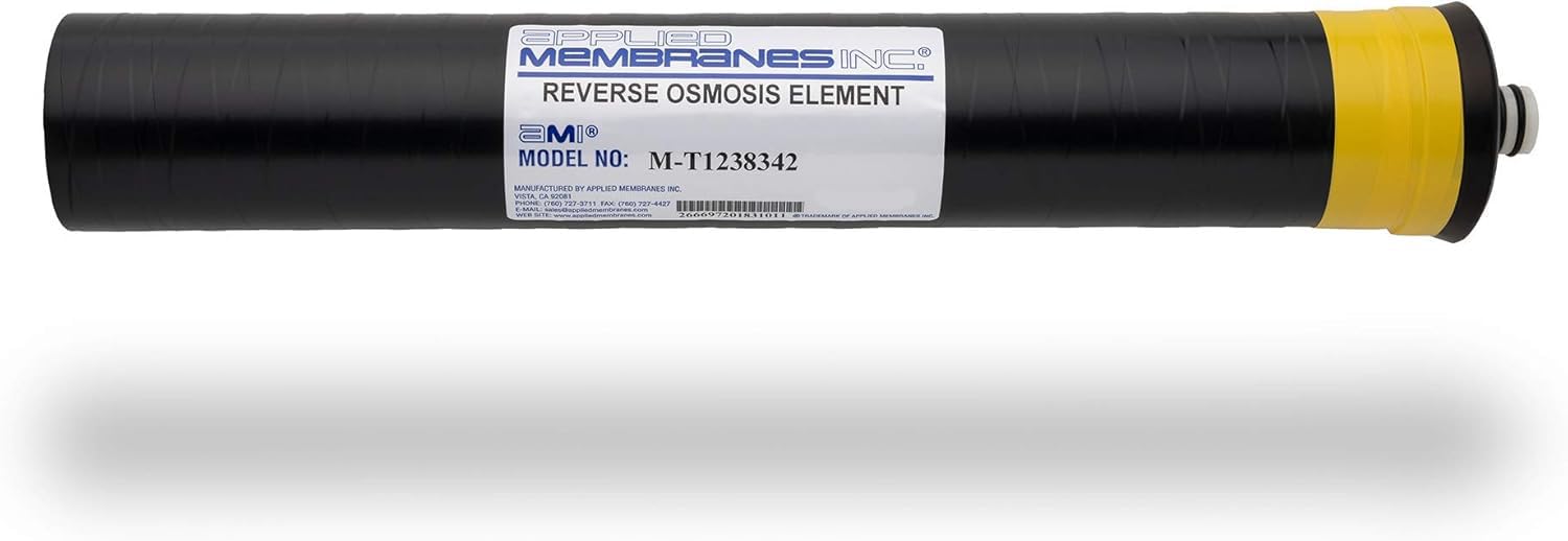 Membranen membran für GE Merlin RO & TLC-350, kompatibel mit Merlin RO System, Einzeleinheit, schwarz mit gelbem Klebeband