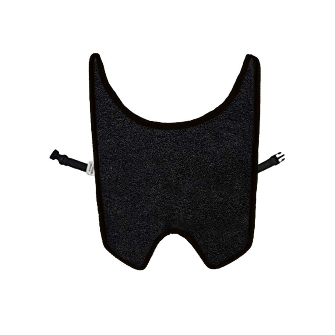 PVC Anti Skid Curly Scooter/Scooty Foot Mats Compatible with TVS Ntorq 125 (Black)