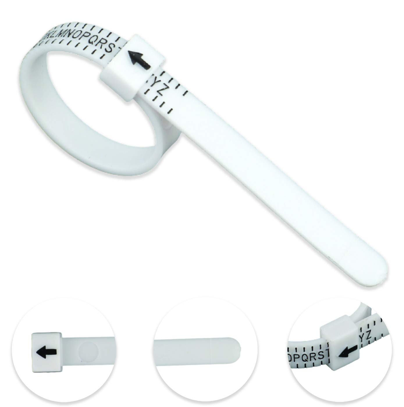 ADASH Ring Sizer UK, AZ Ring Measurement Tool, with Ring Size Guide