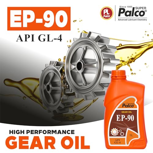 Image of PALCO EP 90 Extreme Pressure Gear Oil for Gear Box 1 Litre (Pack 2) | API GL 4 Gear Oil for Cars, Buses & Trucks High Performance Heavy-Duty for Smooth Transmissions, Superior Protection