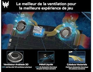 ACER Predator Helios 16 PHN16-72-94FH, Computer portatile Gaming 16" WQXGA IPS 240Hz, PC portatile Gamer (Intel Core i9-14900HX, RAM 32 GB, 1024 GB SSD, NVIDIA GeForce RTX 4070, Windows 11), nero