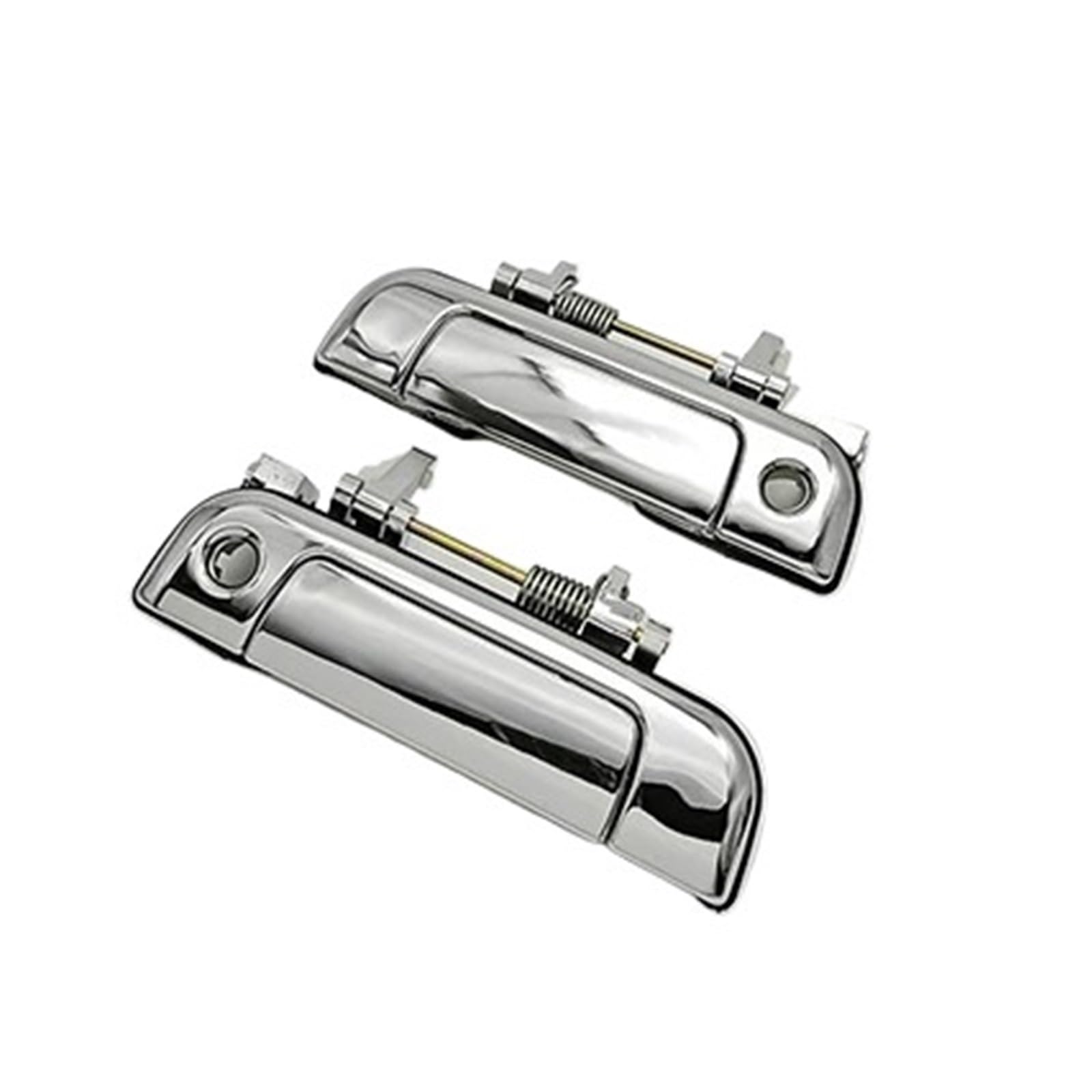 Punxdda 1 Pair Car Exterior Door Handle For Toyota For Hiace 1992-2004 Front Door Outer Handle Chrome(1 Pair)