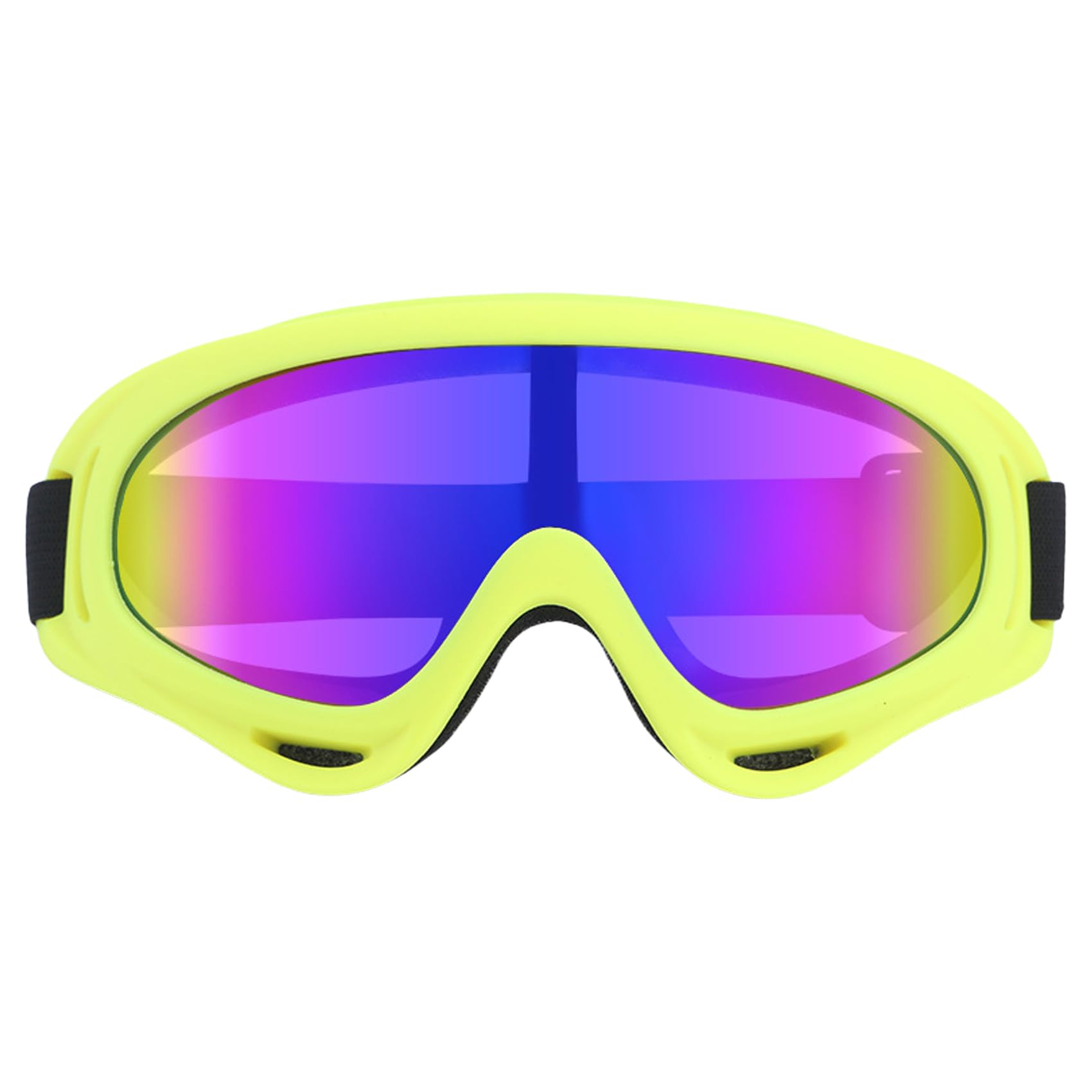 GZTFPQ Ski Goggles for Men Women Youth, 100% UV400 Protection Anti-Fog Snow Glasses, Windproof Winter Sports Goggles for Skiing Snowboarding Cycling(Yellow) โ image 1