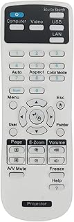PERFASCIN Replaced Projector Remote Control fit for Epson EX3220 EX5220 EX5230 EX6220 EX7220 725HD 730HD EB-1840W EB-1850W EB-1860 EB-1870 EB-1880 EB-420 EB-425W EB-430 EB-435W EB-470 EB-475W