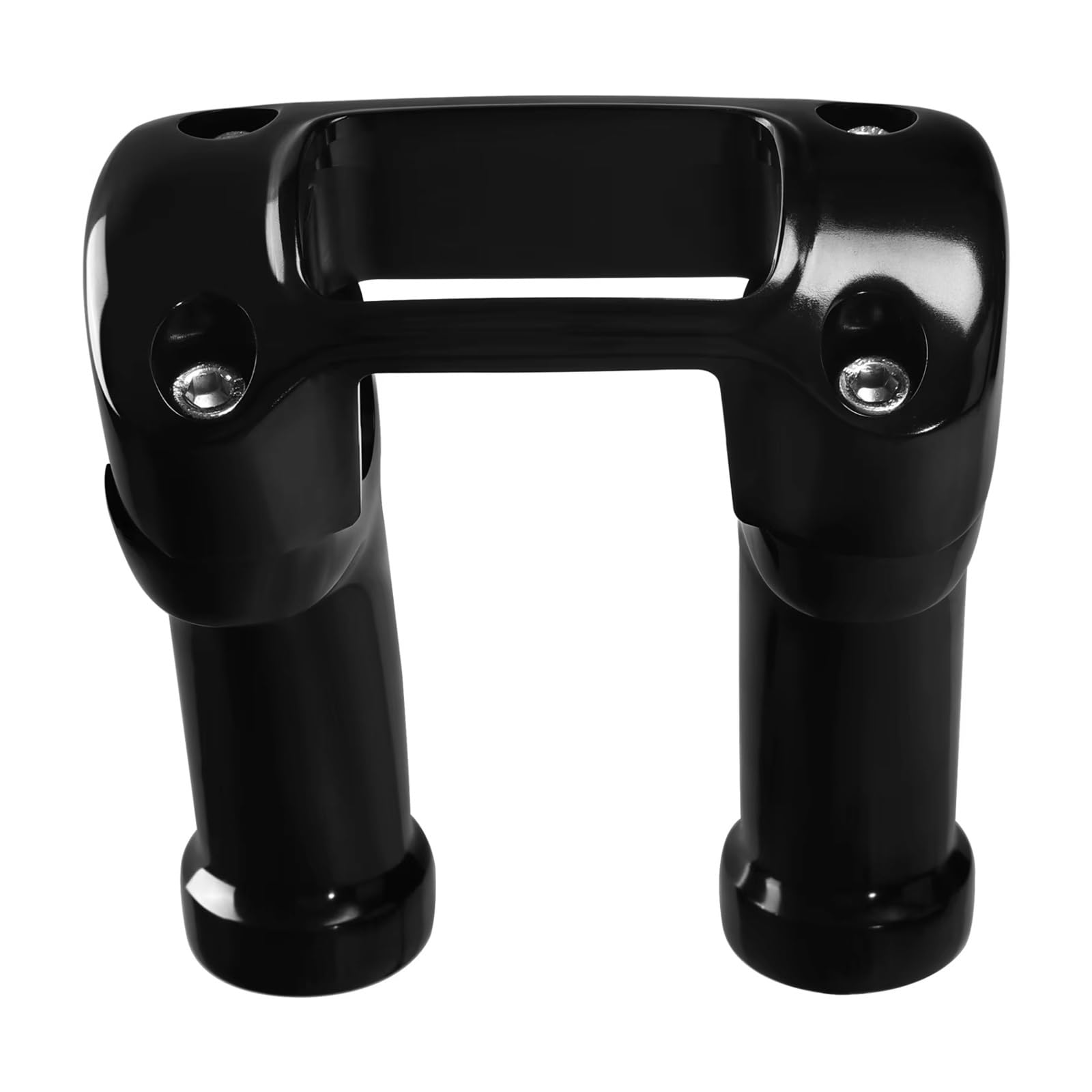 Moto Riser Manubrio per Breakout per FXBR 2023 114 per FXBRS 2018 2019 2020 per FXBR 2018-2019 Riser Manubrio Nero da 4" Morsetto Superiore da 1" Parti per Moto