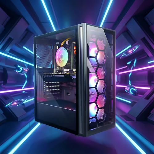 STGsivir Gaming PC, Gaming Computer Desktop Tower, Intel Core i7 8th up to 4.1GHz, Nvidia GeForce RTX 3050 6GB, 32GB DDR4 RAM, 1TB SSD, WIFI 6, BT 5.0, RGB Fan x3, Windows11 Pro - Image 4