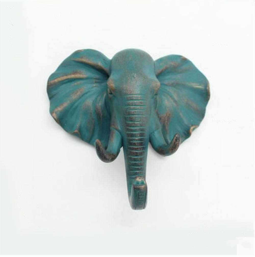Crochet éléphant bronze pour une entrée chic et ordonnée