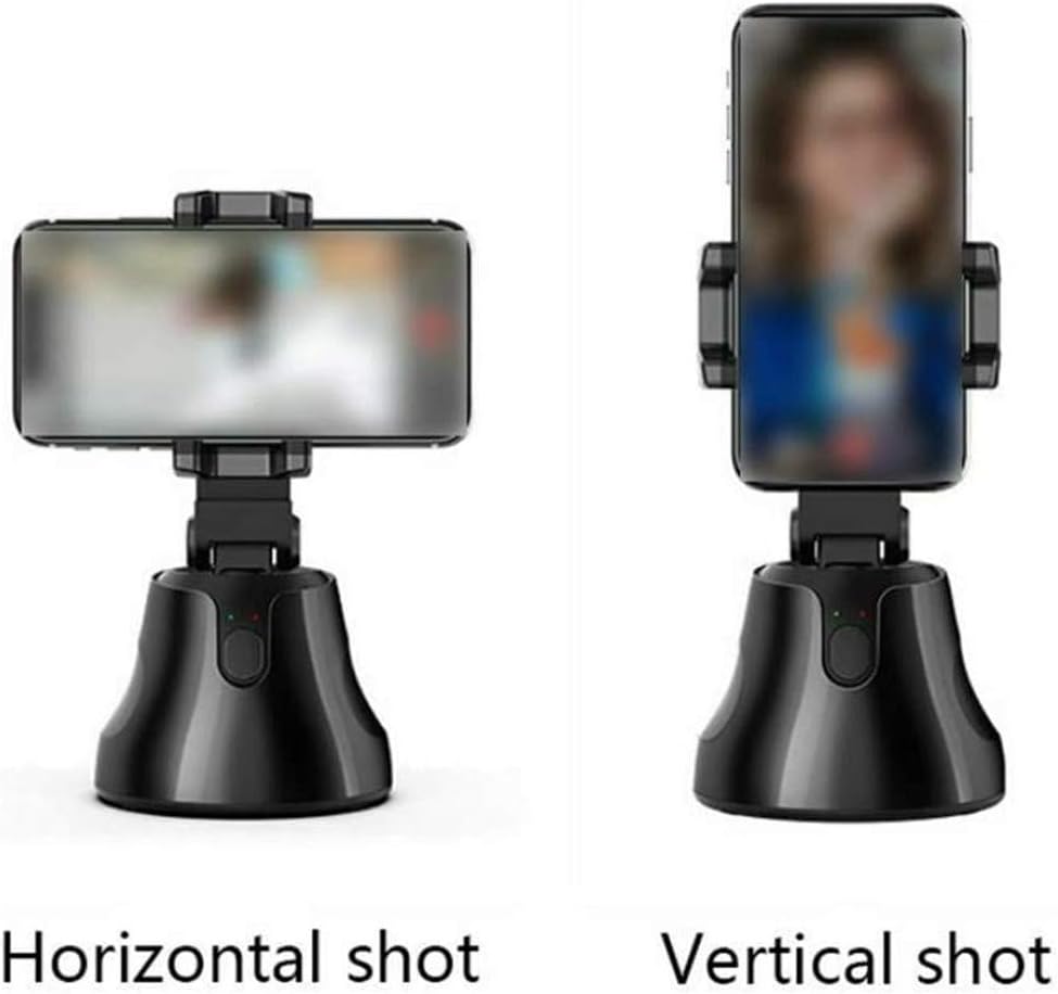 Smart AI Gimbal Personal Robot Cameraman - 360 Rotation丨Portable All-in-one Smart Selfie Stick, 360° Rotates Auto Face & Object Tracking Vlog Shooting Smartphone Mount Holder