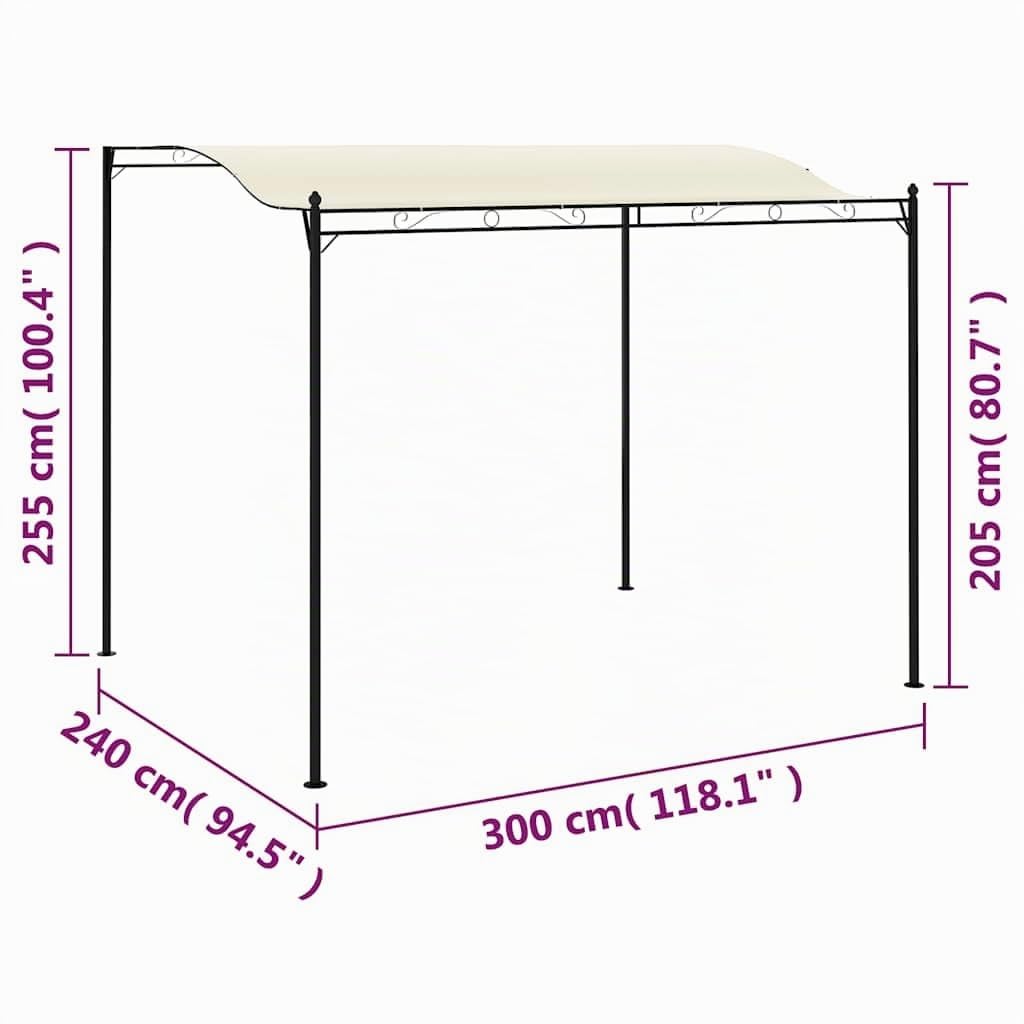 vidaXL Tendalino Parasole 3x2,5 m Antracite Disponibile in Diversi Colori