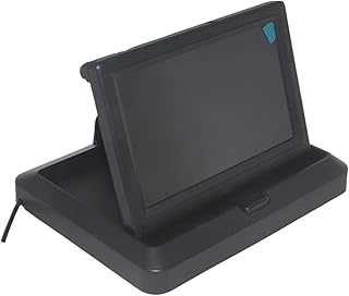 5.0" Color CCD Car Display 5 Inch Folding Digital Screen 2 Channel Video Input DVD Player DC 12/24V Monitor