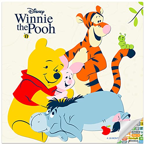 Winnie The Pooh Calendar 2022 -- Deluxe 2022 Winnie The Pooh Wall Calendar Bundle with Over 100 Calendar Stickers (Winnie The Pooh Gifts, Office Supplies)â€¦