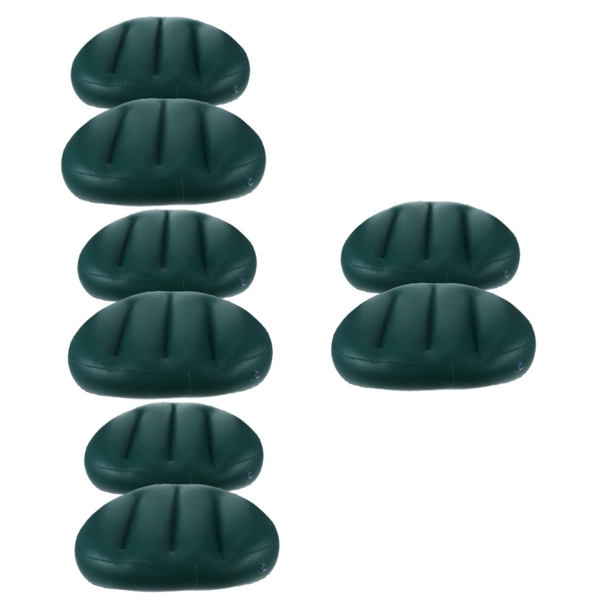TOYANDONA 4 Ensembles Coussin Gonflable De Siège De Bateau Coussin Multifonctionnel Portable Épaissi Confort Ergonomique Et Antidérapant pour Kayak Et Bateau Inflatable 2 Pièces * 4