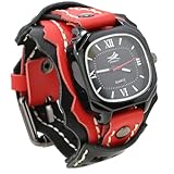 ZFSBRTL Orologi in pelle da uomo, orologio da polso, orologio al quarzo analogico, orologio da polso sportivo, casual, casual, casual, casual, casual, casual, stile punk